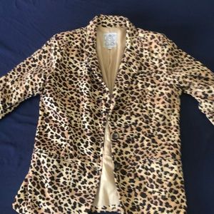 Leopard Blazer
